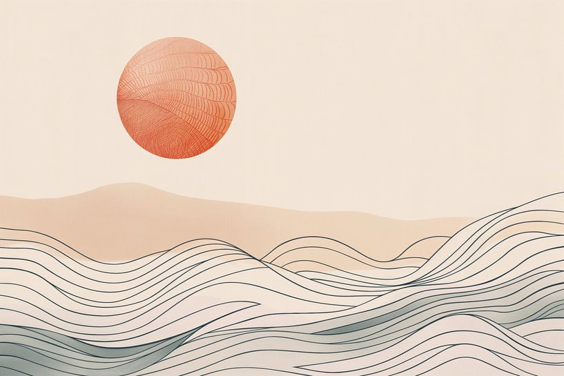 Abstrakte Landschaft von Imagine