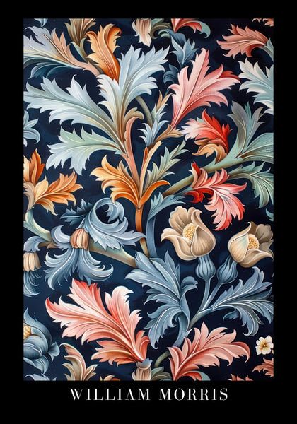 William Morris Poster by Niklas Maximilian