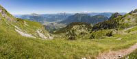  Panorama von der Sambuy am See von Annecy in den Alpen Französisch