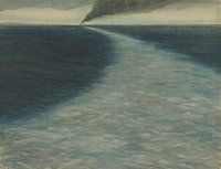 Léon Spilliaert - Marine met kielzog (1902)