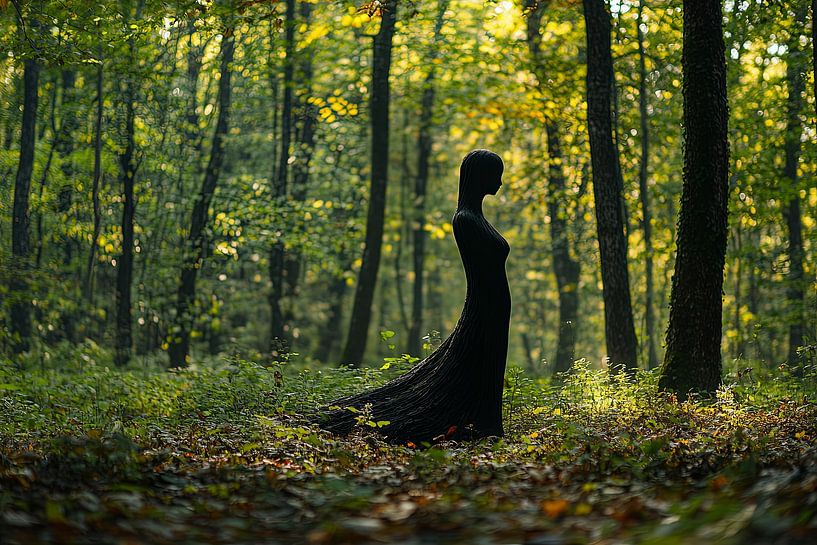 picturesque magical fantasy forest by Egon Zitter