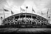 De kuip | Stade de Feijenoord en noir et blanc