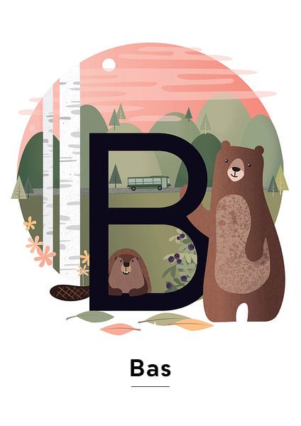 Nom Poster Bass par Hannah Barrow