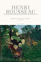 Henri Rousseau - Kampf zwischen einem Tiger und einem Büffel