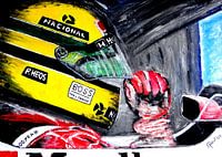 AYRTON - The McLaren Years II - Artwork by Jean-Louis Glineur 