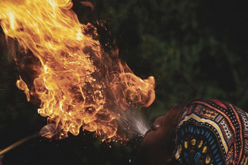 Respirateur de feu par Geert Van Baelen