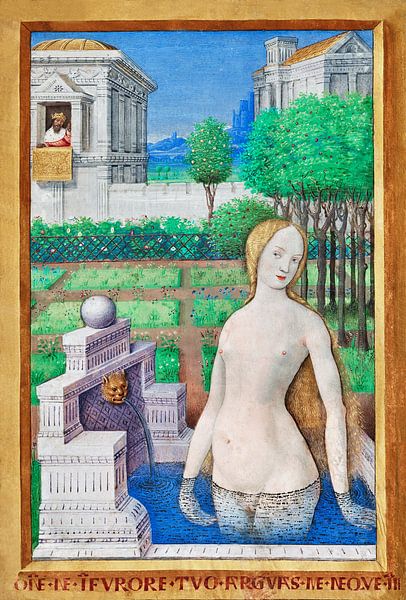 Bathsheba Bathing, Jean Bourdichon, 1498–1499 by Atelier Liesjes