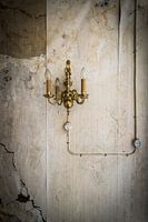 Alte Lampe an der Wand