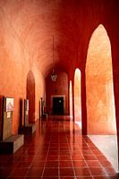 cloister in earth tones