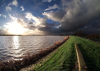 Ijsselmeerdijk nabij Monnickendam.