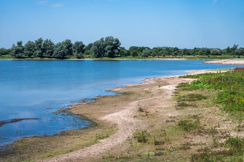 Plages de sable sur la rivière Waal par Werner Lerooy