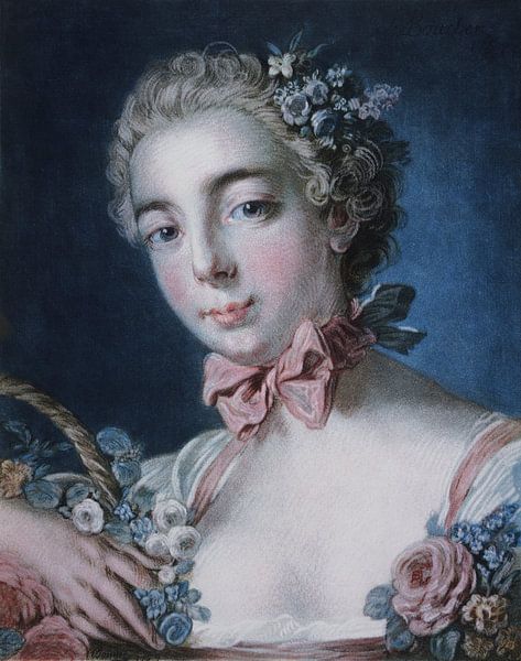 Kopf der Flora, Louis-Marin Bonnet, 1769 von Atelier Liesjes