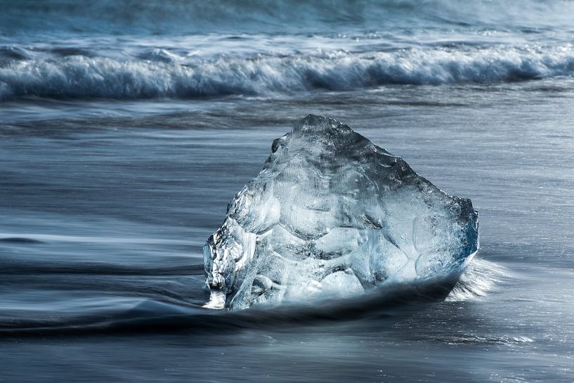 Strand Diamant bij Jokulsarlon by Gerry van Roosmalen