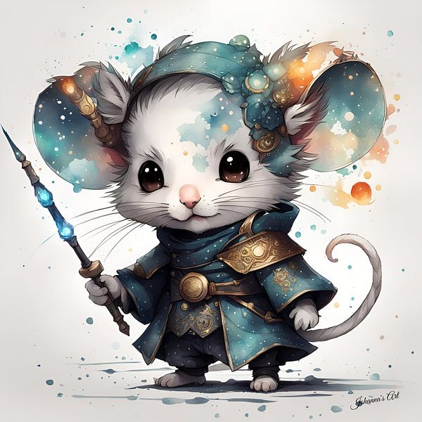 Chibi-Maus 6 von Johannas Art Creations