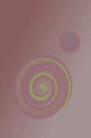 Minimalistische, geometrische Illustration mit Kreisen