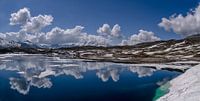 Early summer on the Grimsel Pass in Switzerland