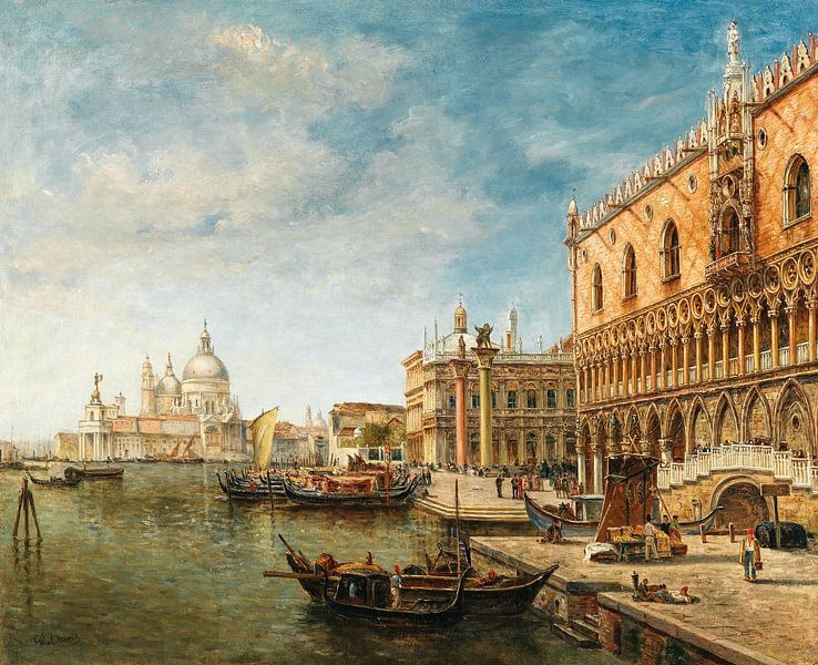 Gustave Walckiers, Venice Doges' Palace by Atelier Liesjes