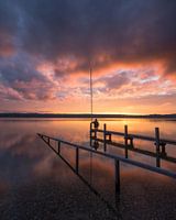 Brennender Himmel am Starnberger See