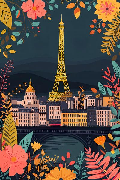 Paris en fleurs par Whale & Sons