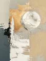 Abstrait moderne dans le style japonais et wabi-sabi