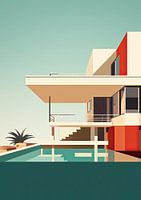 Bauhaus Poster Plakat Kunstdruck Illustration