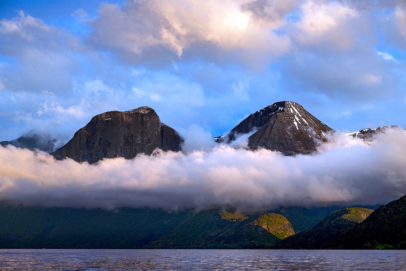 High above the Romsdalsfjord by Joost Lagerweij