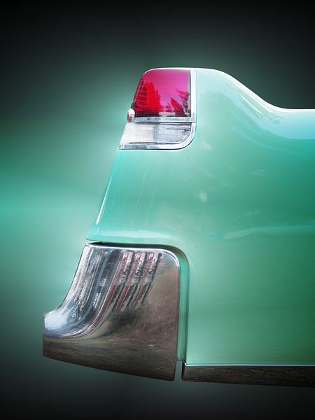 Amerikanischer Oldtimer Coupe Deville 1955 Heck von Beate Gube