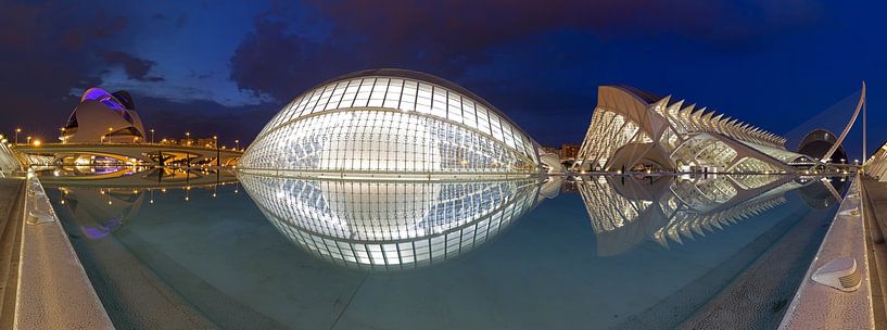 Valencia - Ciudad de las Artes y las Ciencias by Frank Herrmann