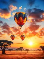 Ballons à air chaud en Afrique V4