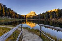 Pont vers le Lago Antorno - Dolomites, Italie