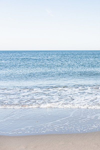 Drieluik van de Noordzee en het Scheveningse strand. 1 van 3. van MICHEL WETTSTEIN