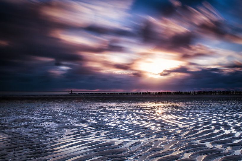 Sonnenuntergang Soutelande von Tonia Beumer