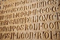 Ancient writing on stone