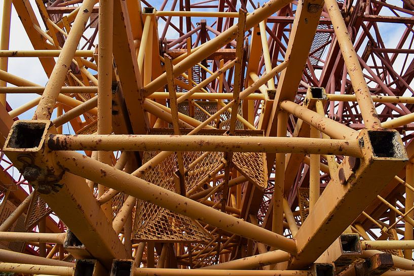 Verrostete Krankonstruktion von Chloe 23