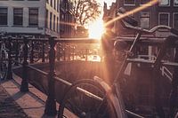 Sonnenaufgang über den Grachten von Utrecht