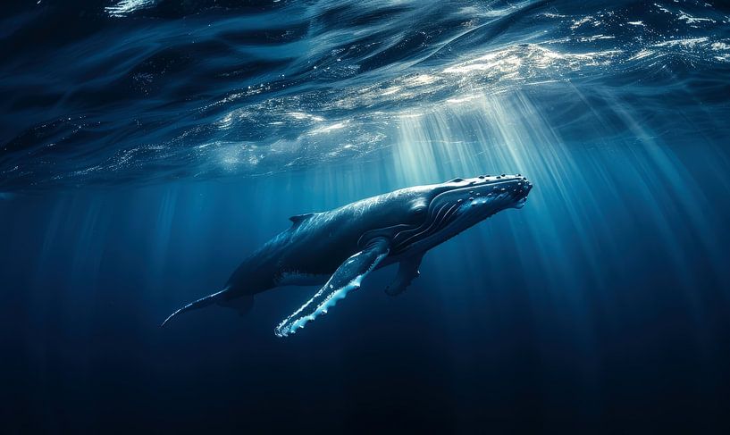 Underwater Ballet of the Humpback Whale by ByNoukk