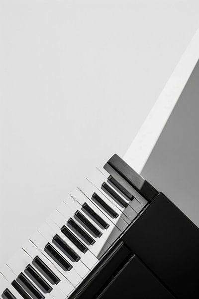 Klassische Eleganz in Schwarzweiß von Poster Art Shop