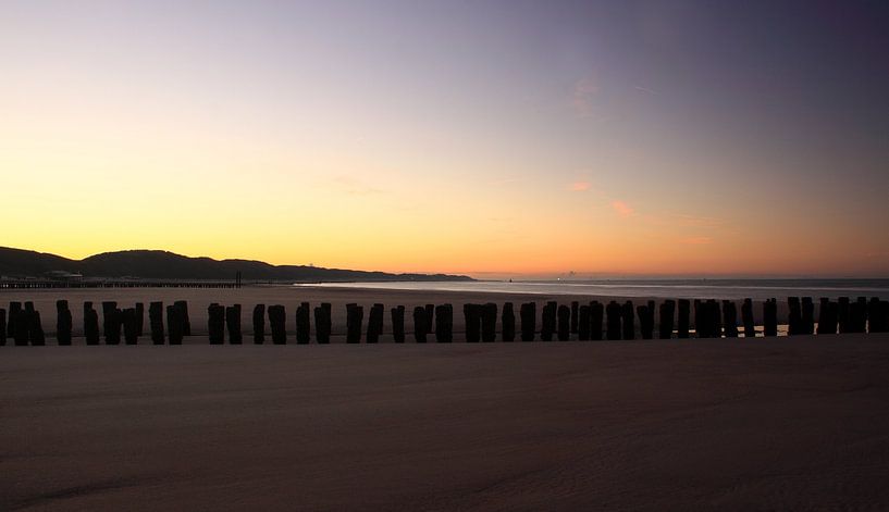 Sonnenaufgang Zeeuwse Rivièra von MSP Canvas