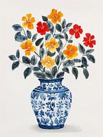 Blaue Vase