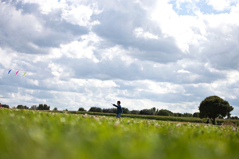 Wolkenlucht vlieger von Renata Jansen