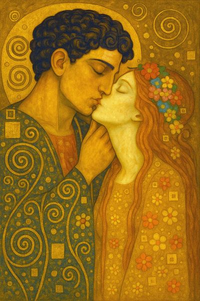 Der Goldene Kuss von Moonheart Artworks