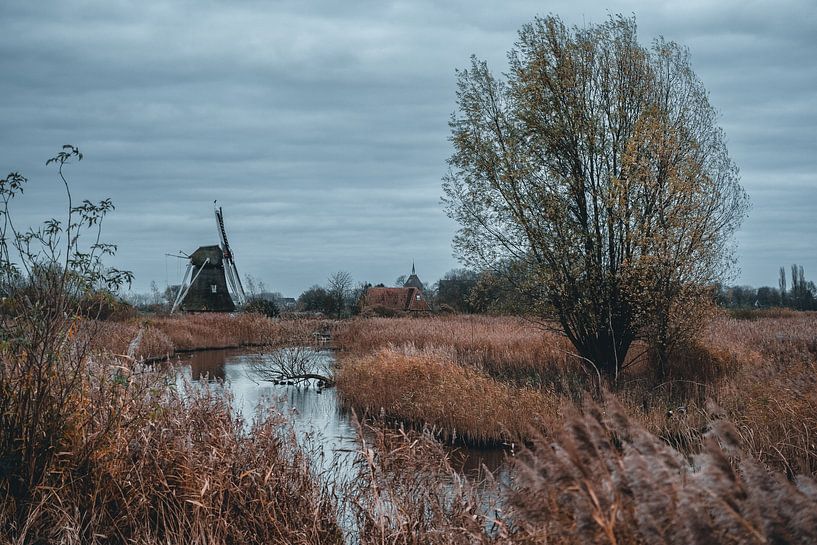 The Noordermolen at Noorddijk by Vera de Vries