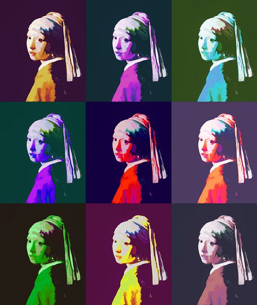 Warhol mit der Perle von Arjen Roos
