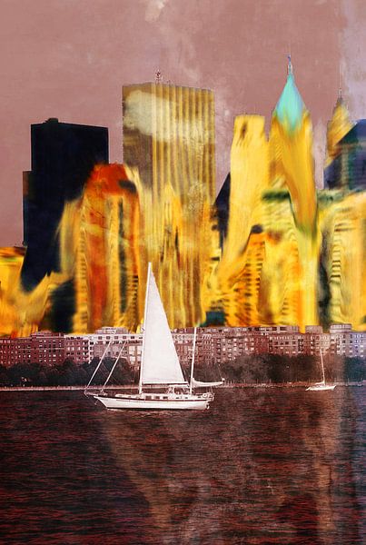 Skyline von New York von Karl-Heinz Lüpke