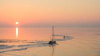 Sunset on the Wadden Sea