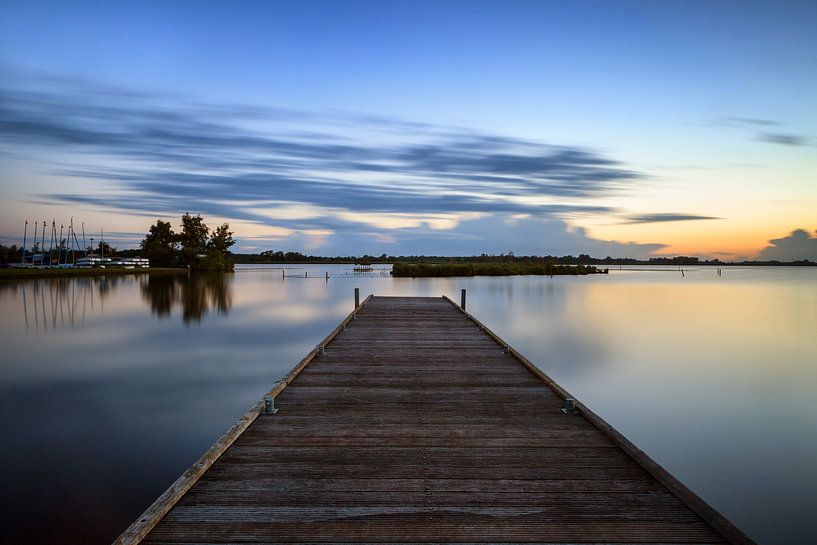 Long Exposure Leekster Lake Sunrise by R Smallenbroek