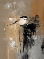 Vogel im japanischen Stil