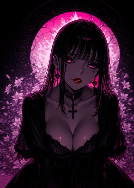 Gothic Anime Girl by Ruzerin