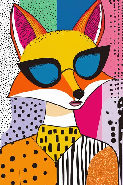 Foxy Pop Art Chic par Matthias Hauser