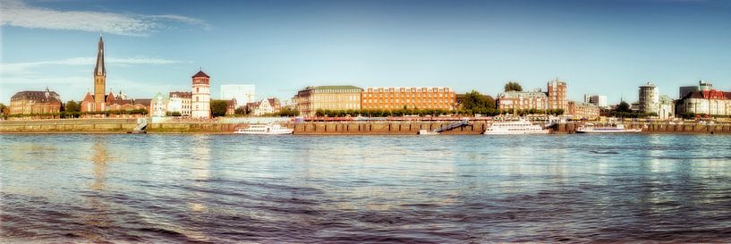 Düsseldorf Altstadt Panorama von Frank Wächter